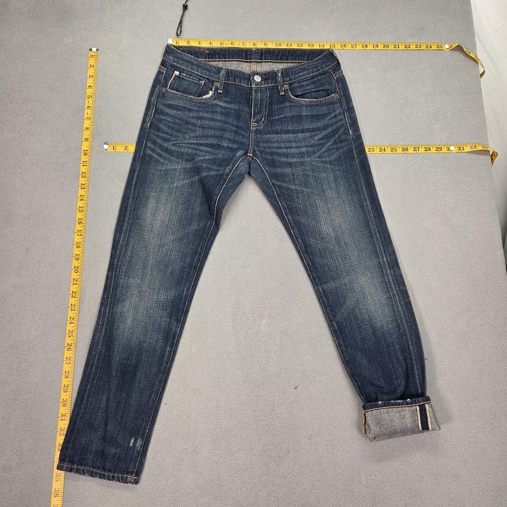Denim & Supply Ralph Lauren Jeans Womens 26 Blue Skinny Boyfriend Selvedge